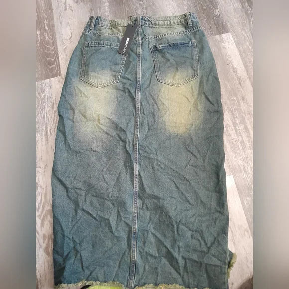 Denim tinted skirt - Picture 6 of 7